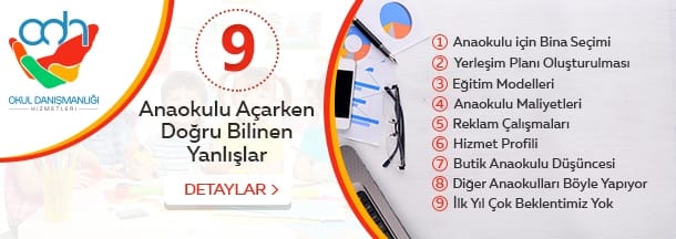 Anaokulu Açarken Doğru Bilinen yanlışlar