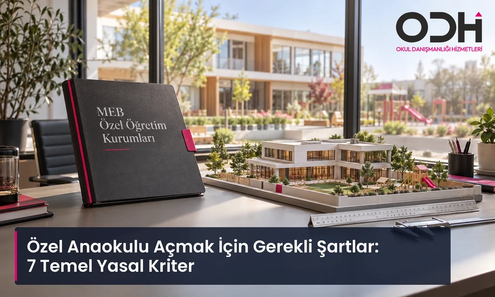 Özel anaokulu açmak için gerekli şartlar ve MEB 7 temel yasal ruhsat kriteri