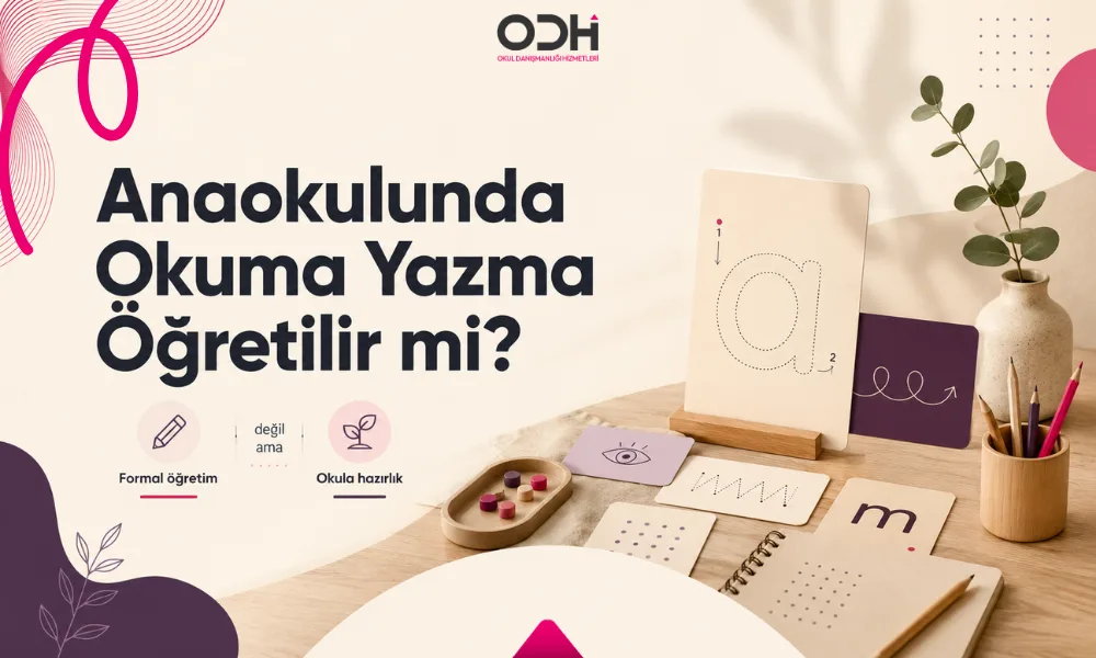 Anaokulunda okuma yazma öğretilir mi ve okuma yazmaya hazırlık farkı