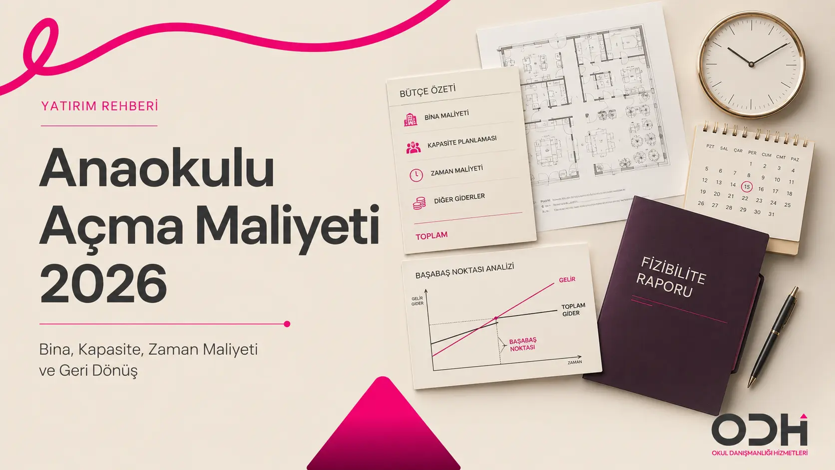 Anaokulu açma maliyeti 2026 yatırım bütçesi kapasite zaman maliyeti ve başa baş noktası