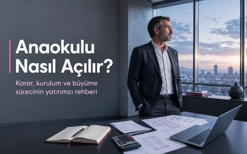 Anaokulu açma sürecinde karar, fizibilite, kurulum ve büyüme
