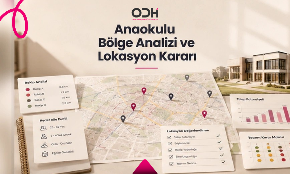 anaokulu bölge analizi lokasyon kararı