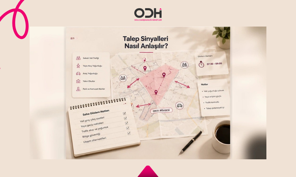 Anaokulu bölge analizi talep sinyali