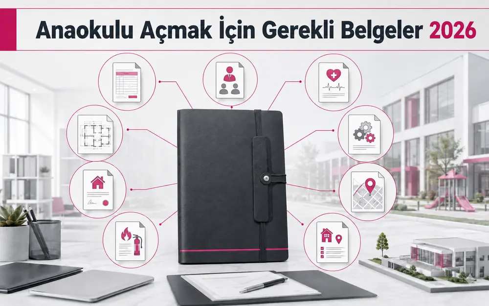 Anaokulu açmak için gerekli belgeler 2026, MEB ruhsat dosyası ve başvuru evrakları