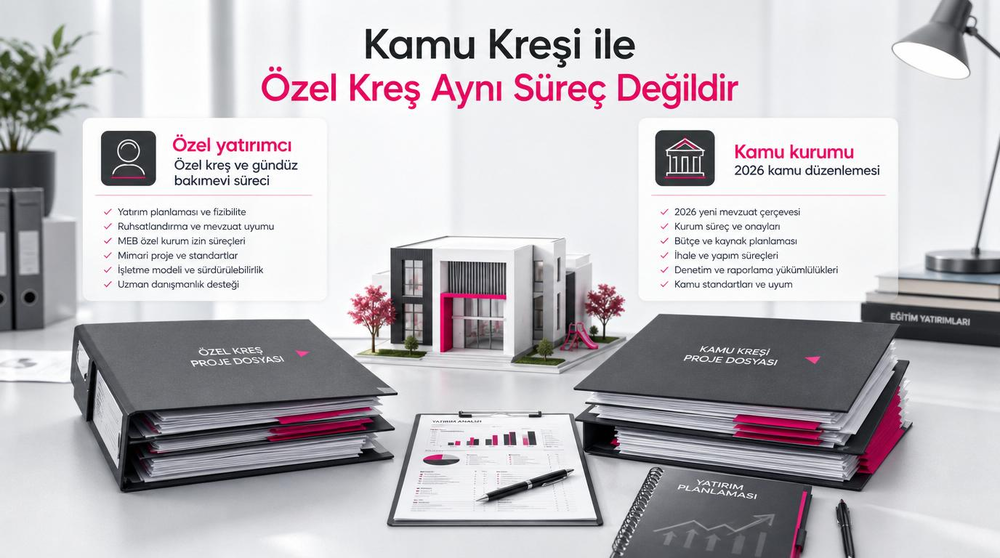 kamu kreşleri ile özel kreşler