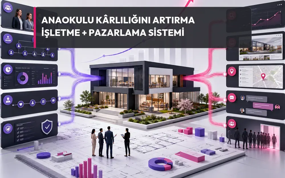 Anaokulu kârlılığını artırmak yalnızca daha fazla reklam vermekle değil; işletme sistemi, personel, veli deneyimi ve pazarlama süreçlerinin birlikte yönetilmesiyle mümkündür.